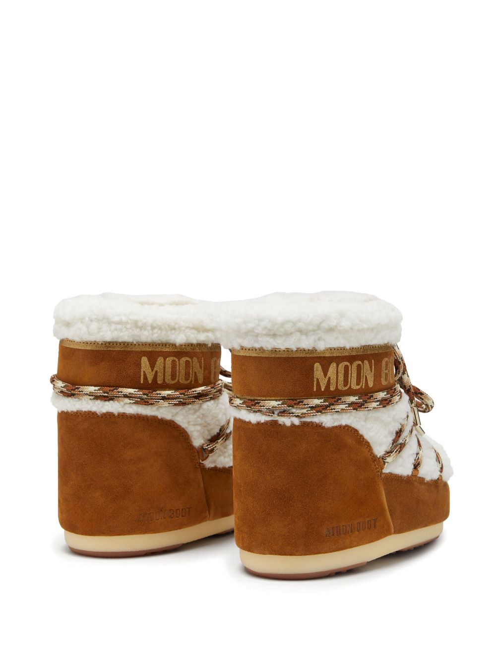 Stivaletti Icon Low Shearling in marrone 