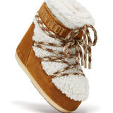 Stivaletti Icon Low Shearling in marrone 