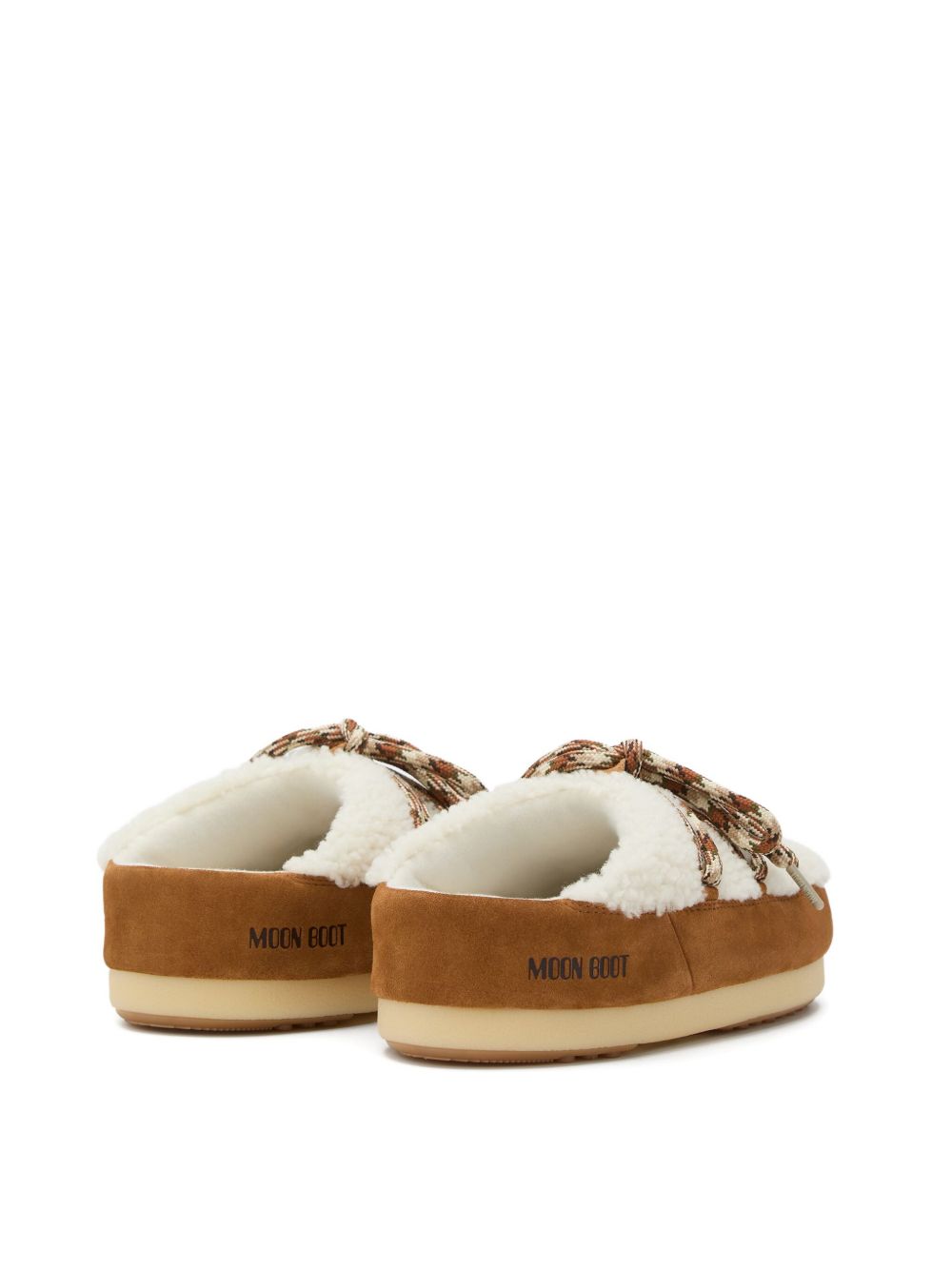 Mules Evx shearling in marrone 