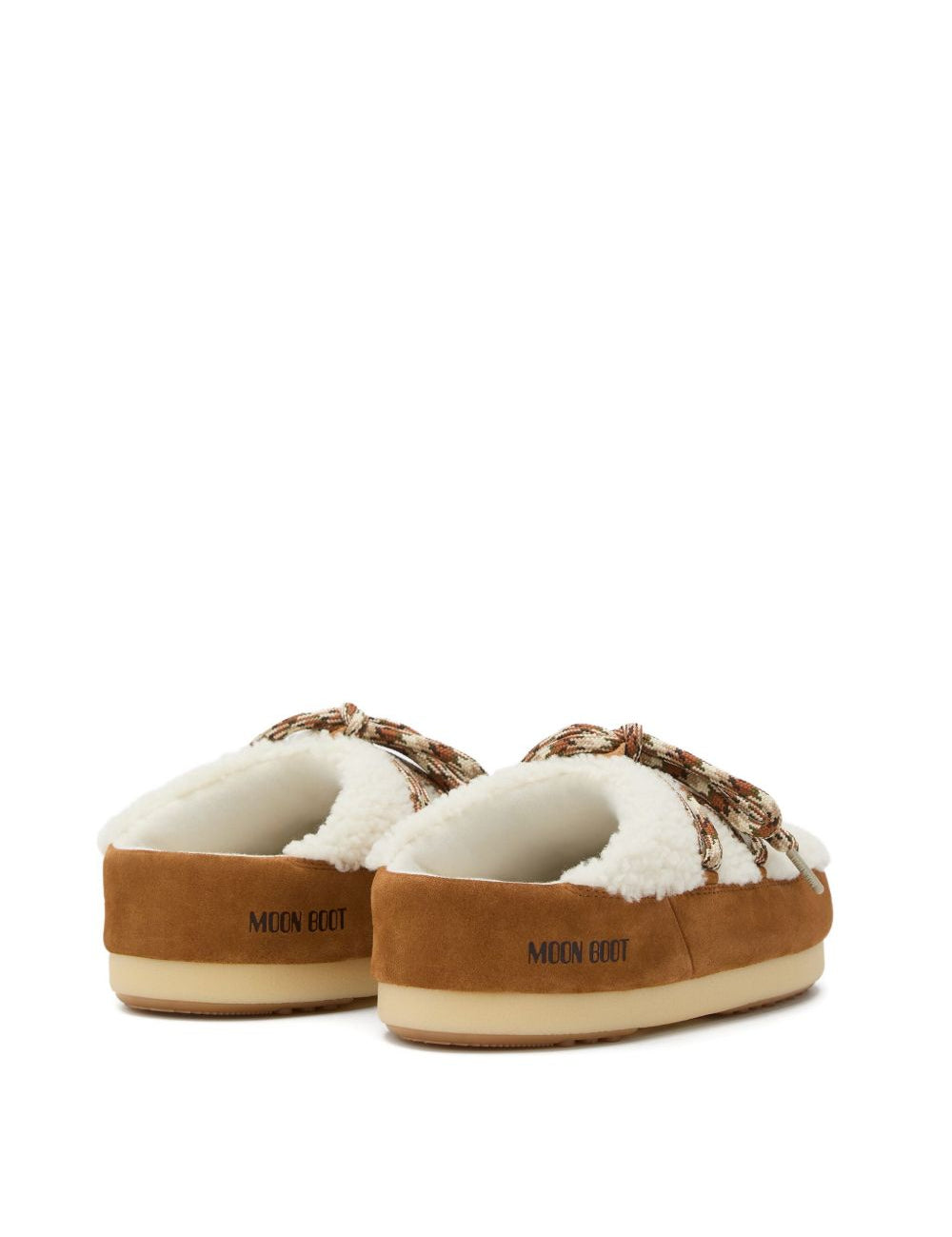 Mules Evx shearling in marrone 