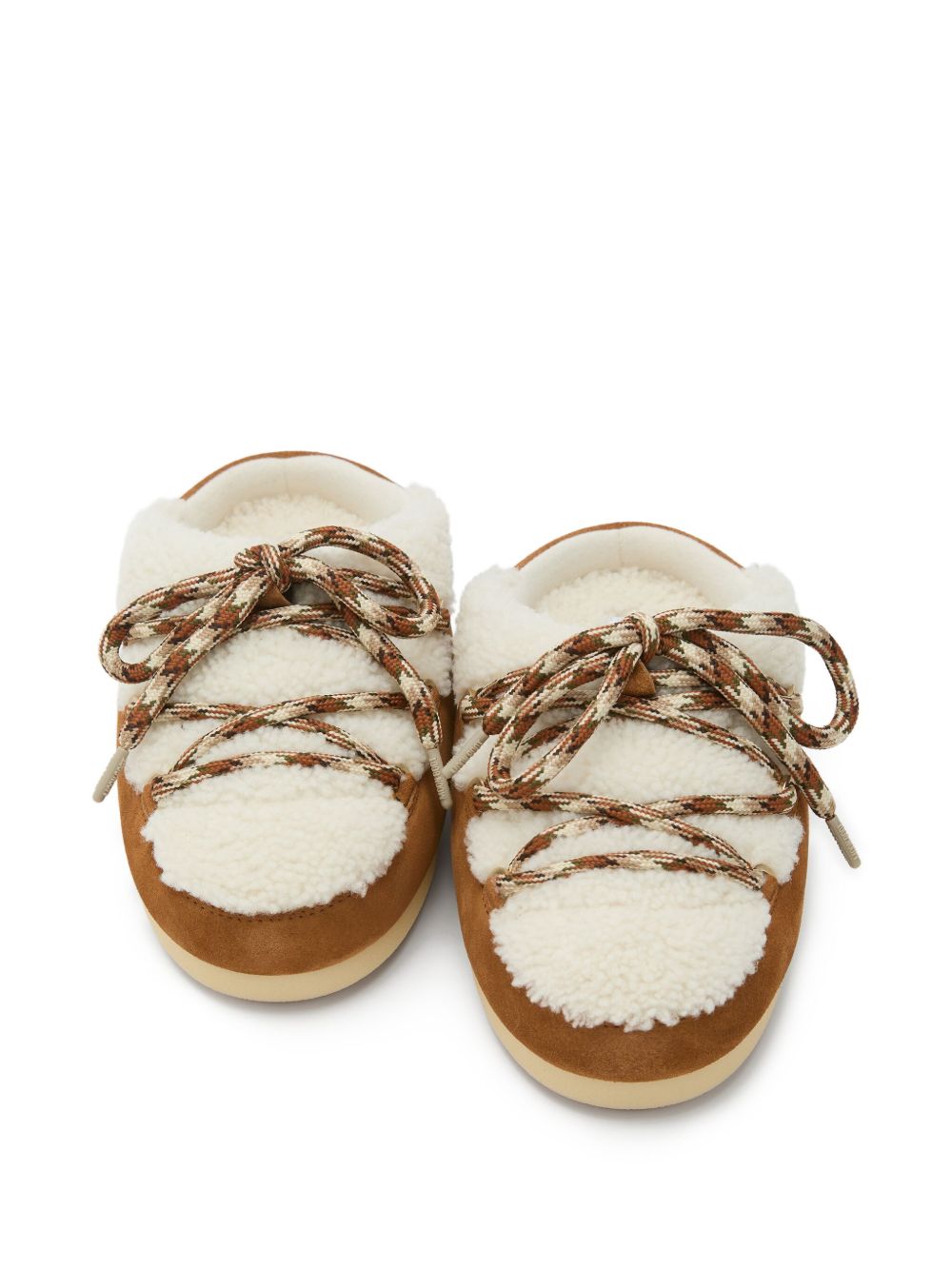 Mules Evx shearling in marrone 