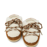 Mules Evx shearling in marrone 