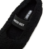 Ballerina con pelliccia in nero 