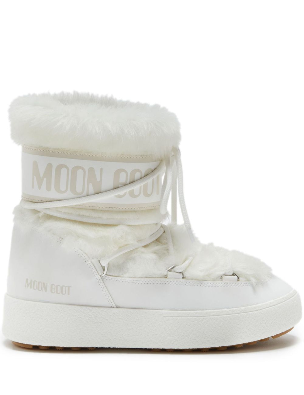 Stivaletti Ltrack Low Fur in bianco 