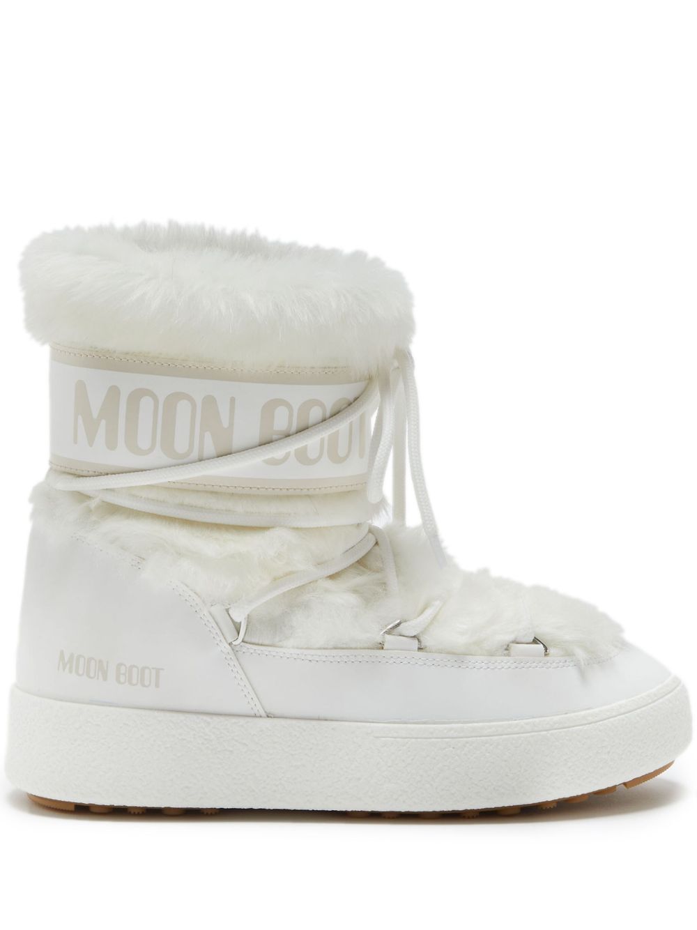 Stivaletti Ltrack Low Fur in bianco 