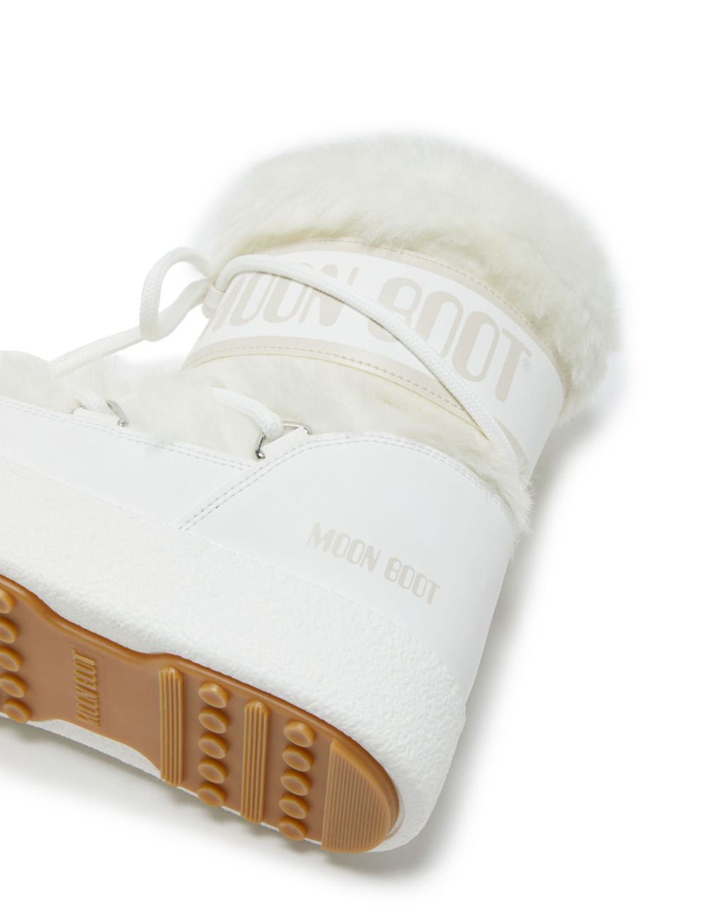 Stivaletti Ltrack Low Fur in bianco 