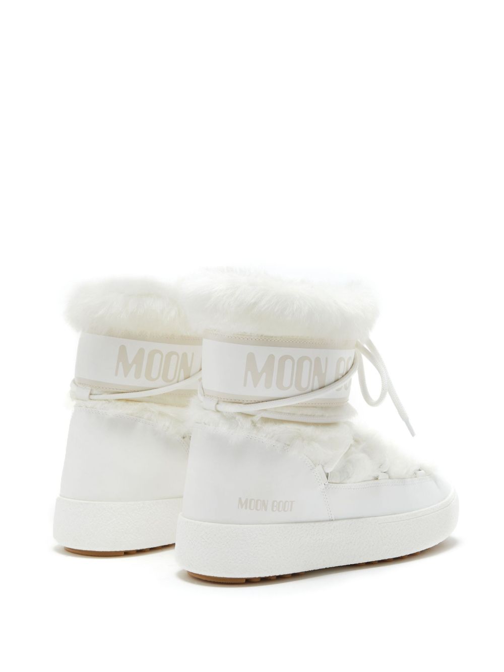 Stivaletti Ltrack Low Fur in bianco 