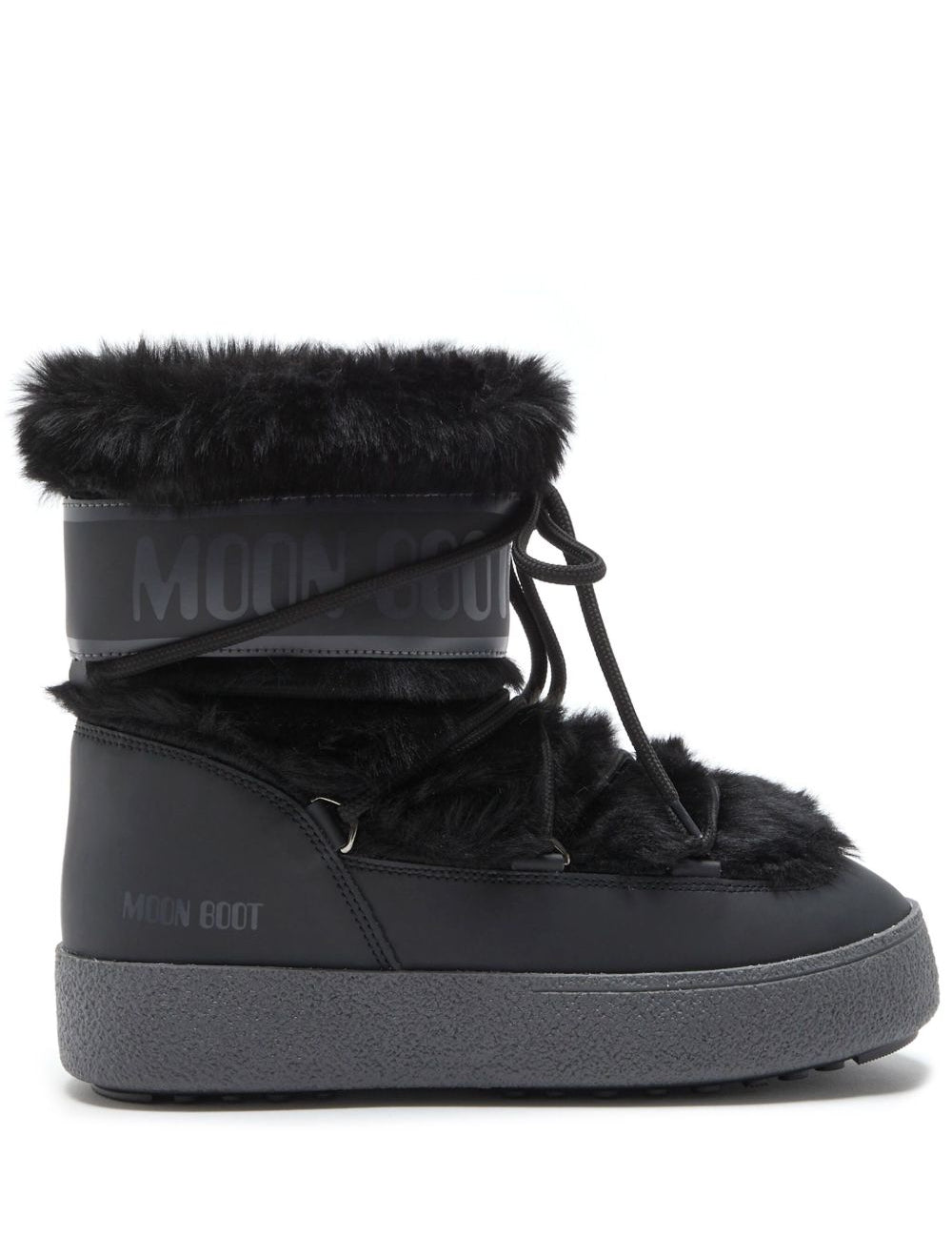 Stivaletti Ltrack Low Fur in nero 