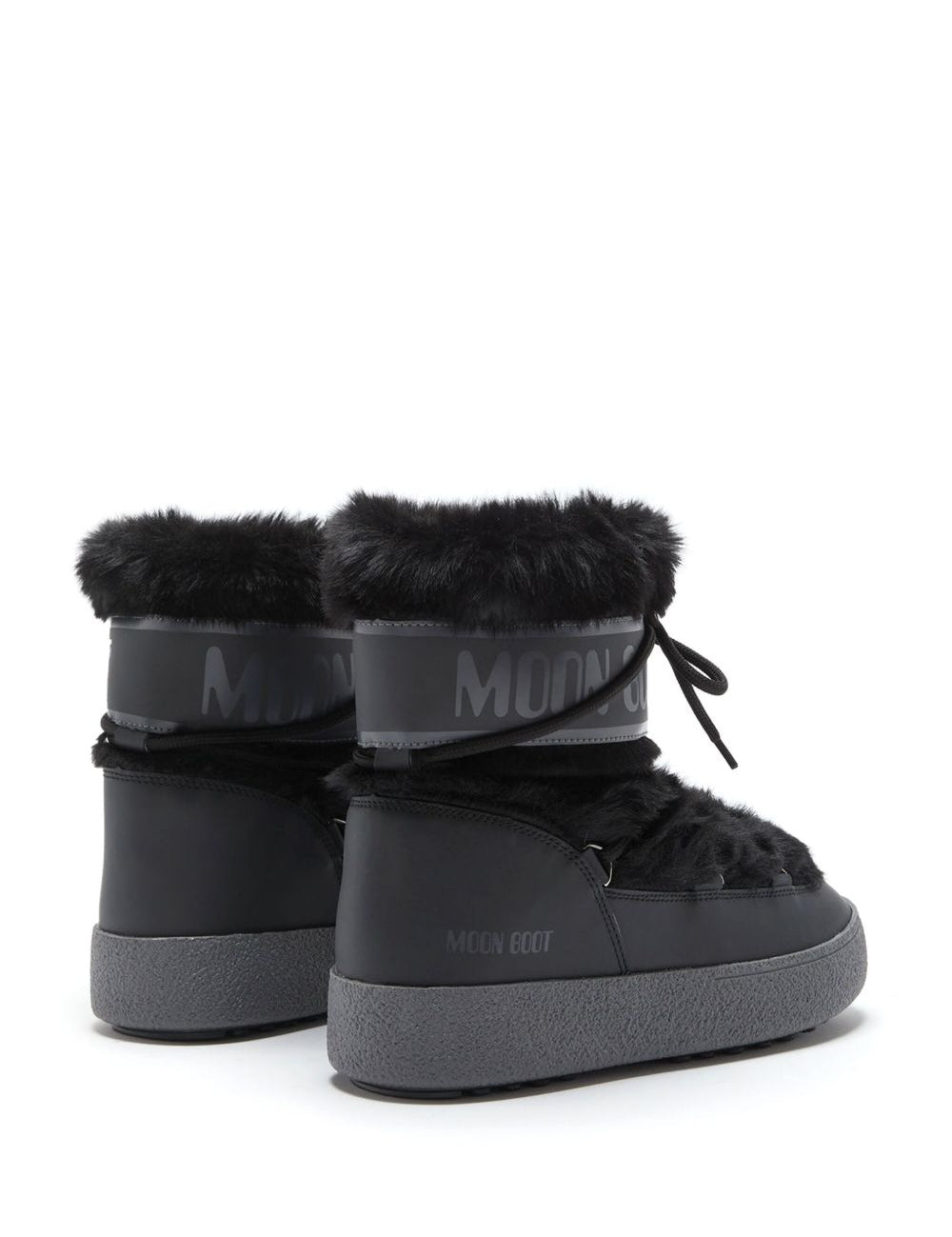 Stivaletti Ltrack Low Fur in nero 