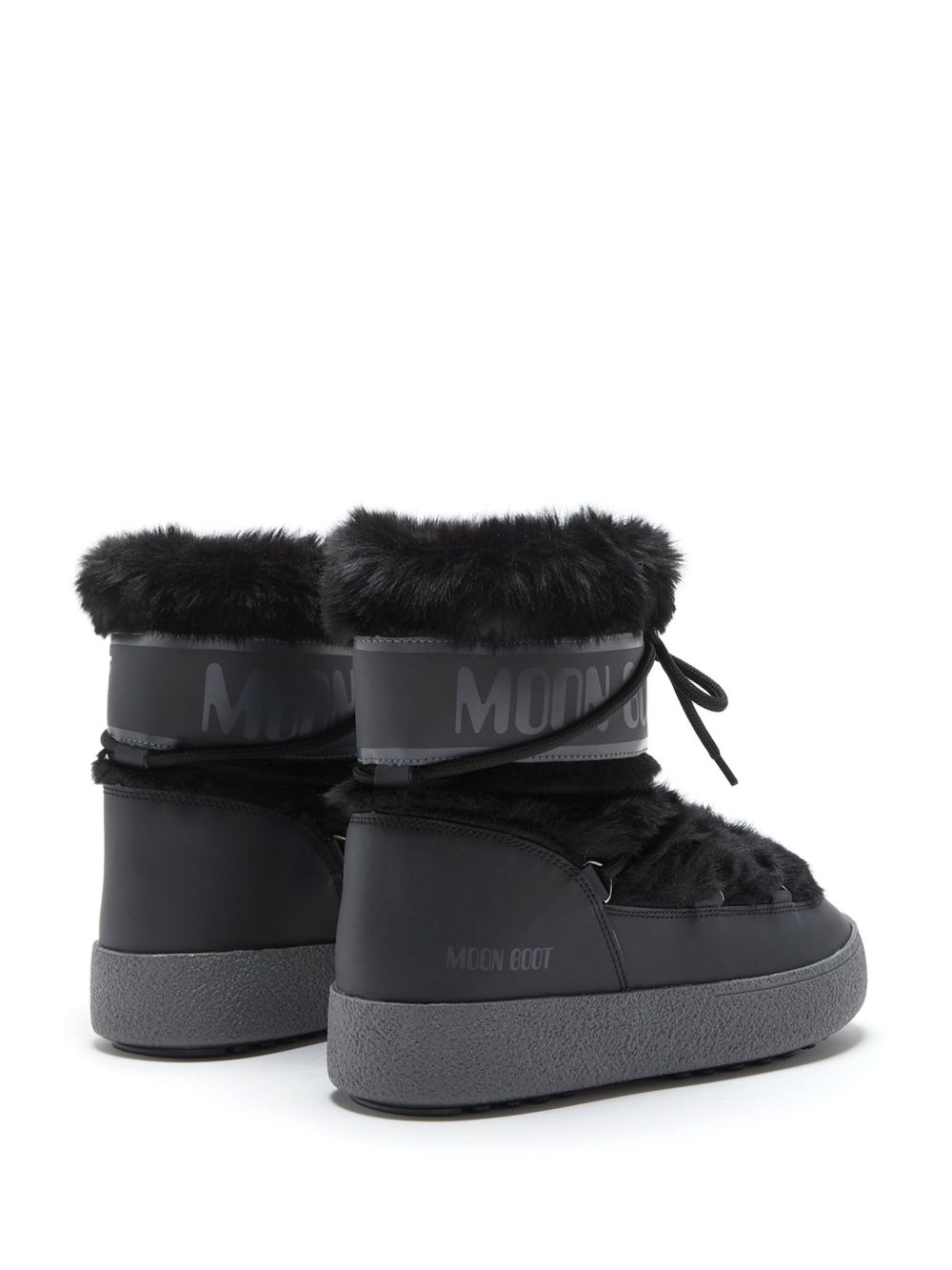 Stivaletti Ltrack Low Fur in nero 