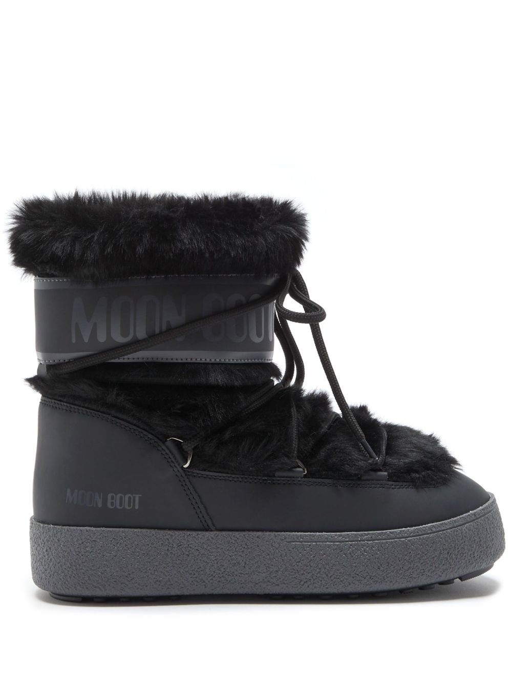 Stivaletti Ltrack Low Fur in nero 