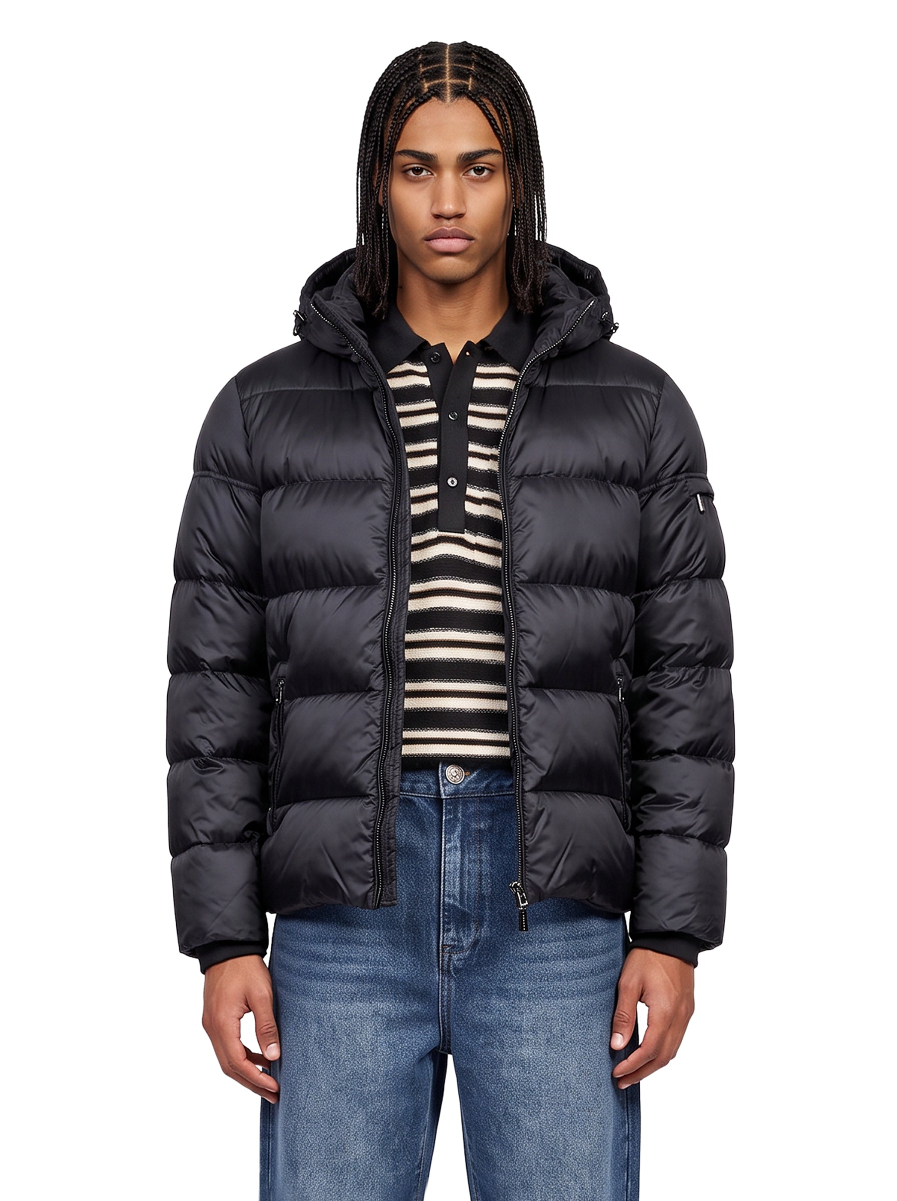 Giacca imbottita Brett in blu 