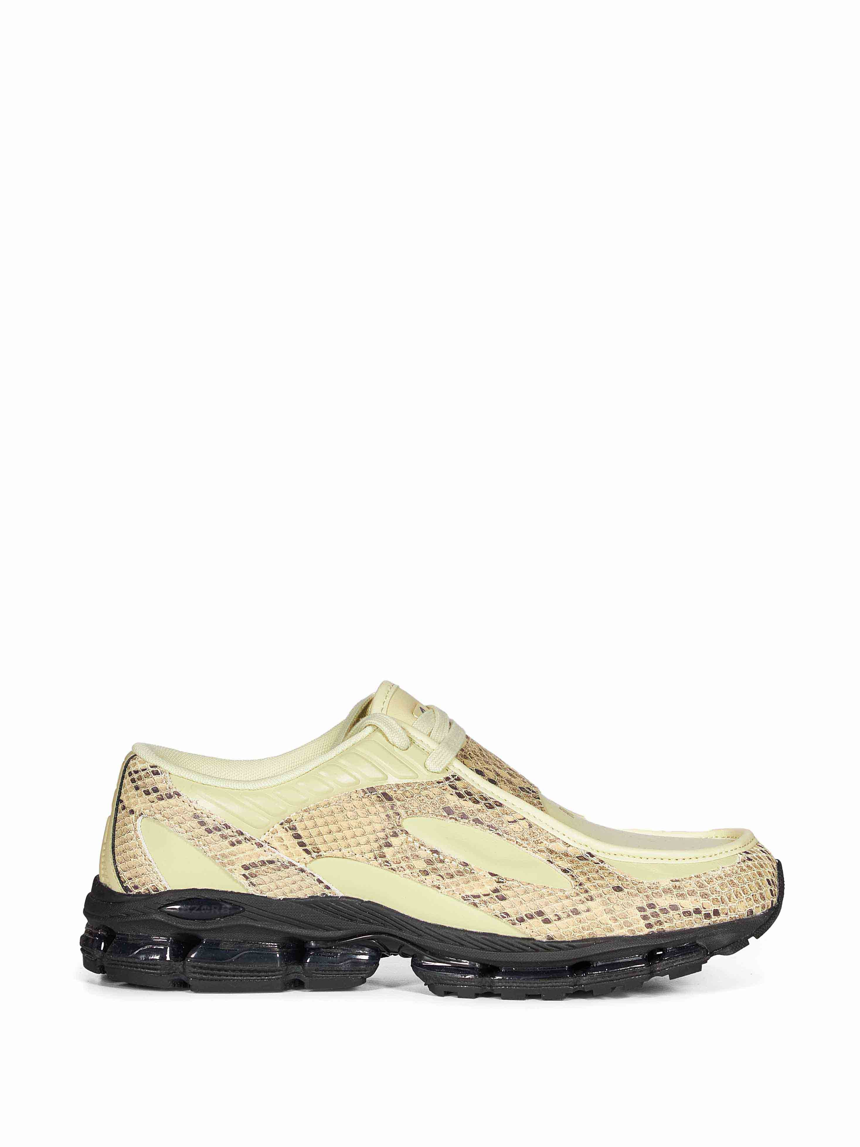 Sneakers 1890 effetto cocco in avorio 