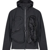 Giacca Shell 3L ripiegabile in nego 