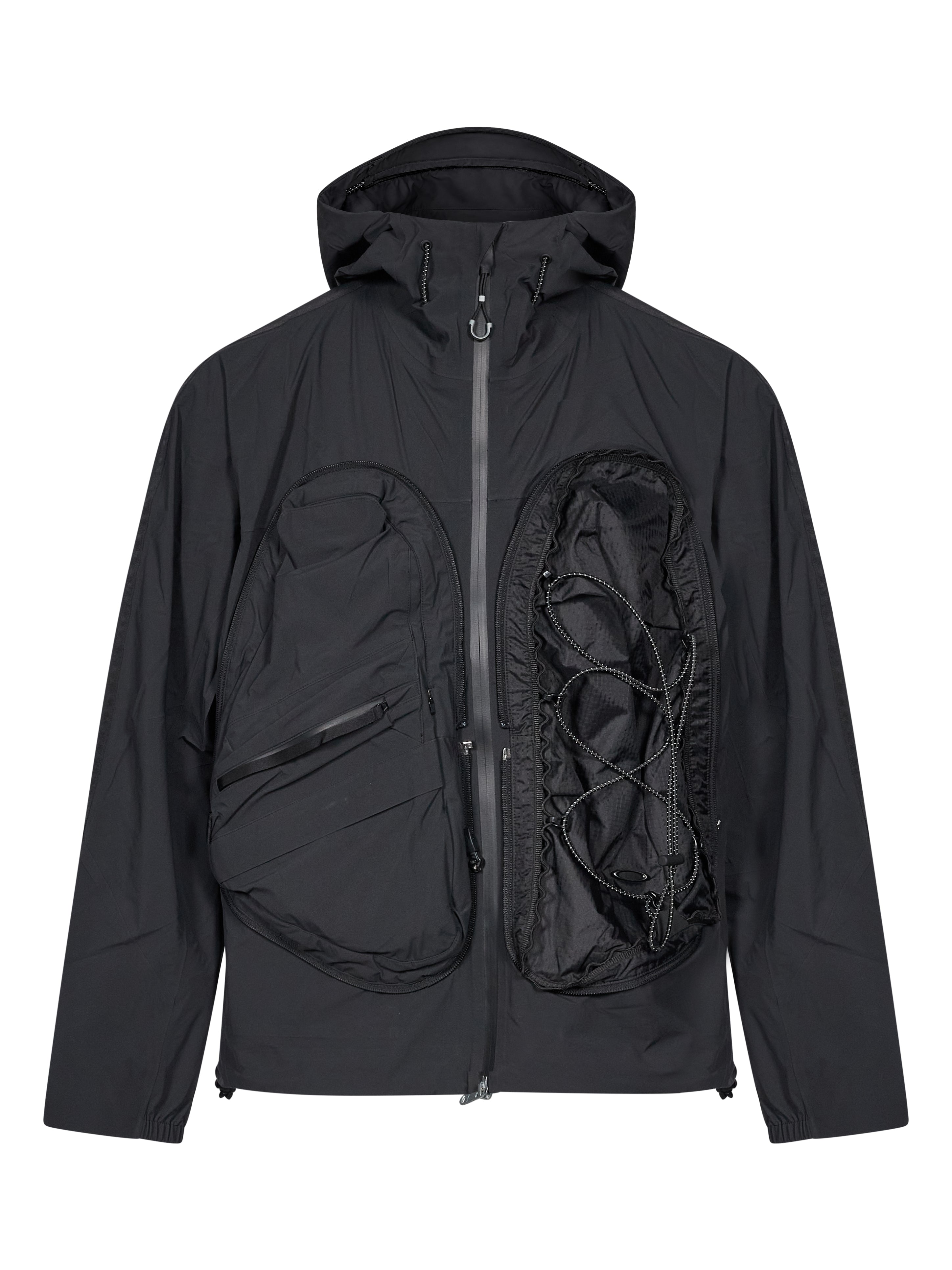 Giacca Shell 3L ripiegabile in nego 