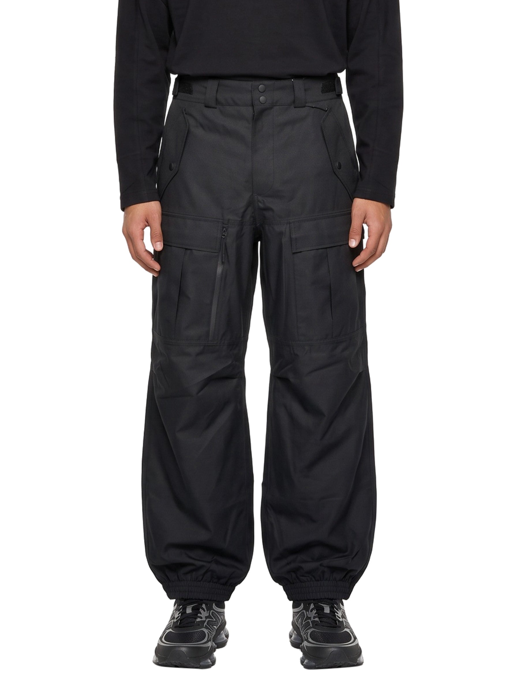 Pantaloni cargo Shell in nero 