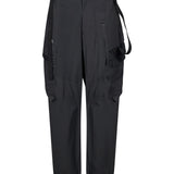 Pantaloni baggy in nylon nero 