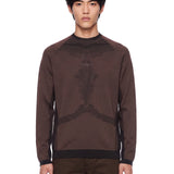 Maglione latitude veil in marrone 