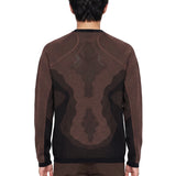 Maglione latitude veil in marrone 