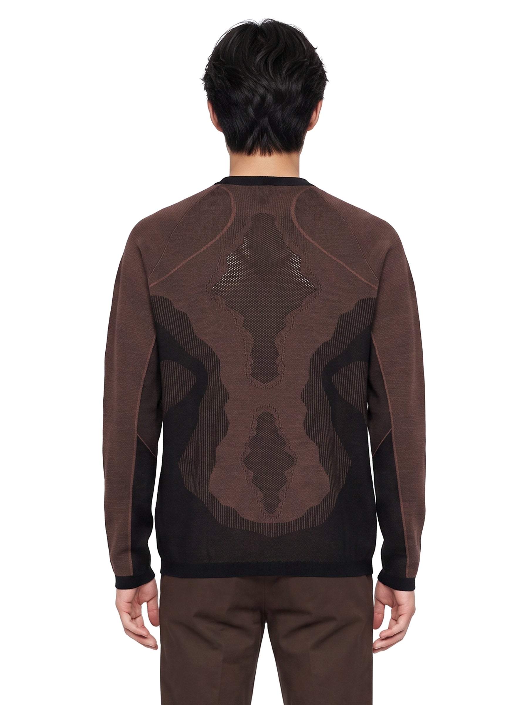 Maglione latitude veil in marrone 