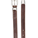 Cintura con fibbia Western in marrone 