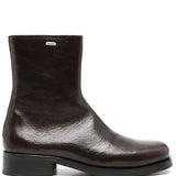 Stivali in pelle camion in marrone 