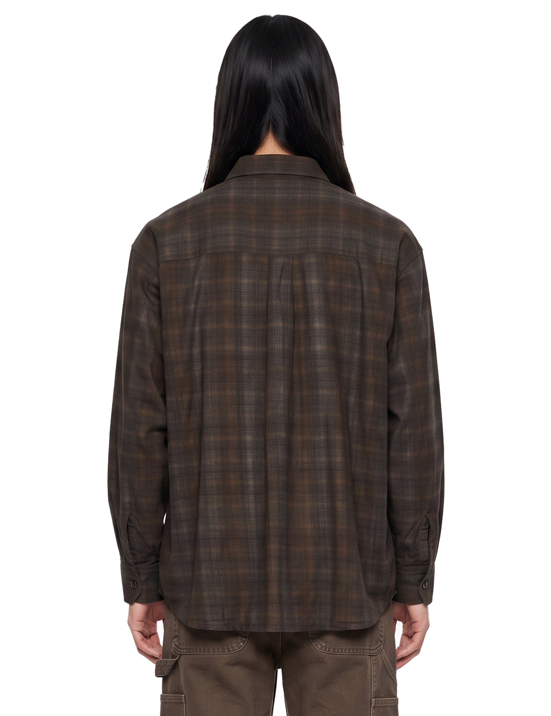 Camicia a quadri Borrowed multicolor 