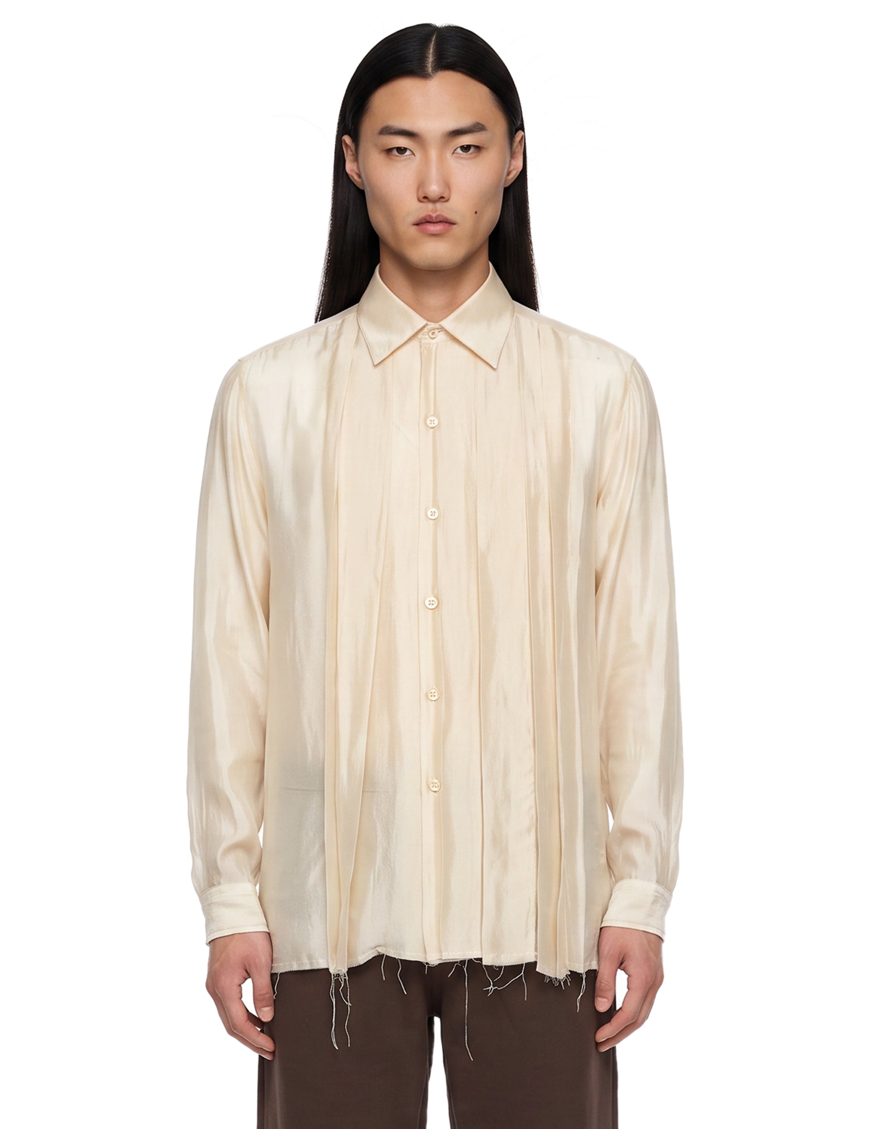 Camicia tuxedo Every in avorio 