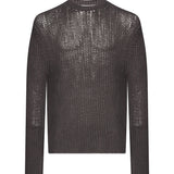Maglione girocollo Popover in marrone 