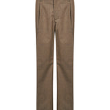 Pantaloni a gamba dritta in marrone 