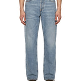 Jeans a gamba dritta slate cut in blu 