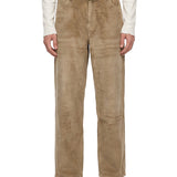 Jeans vast cut in verde oliva 