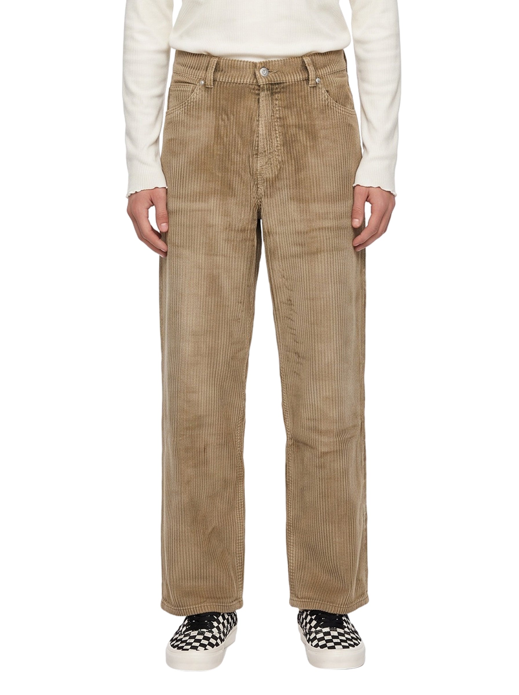 Jeans vast cut in verde oliva 