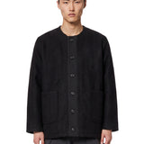 Cardigan con bottoni Liner in nero 
