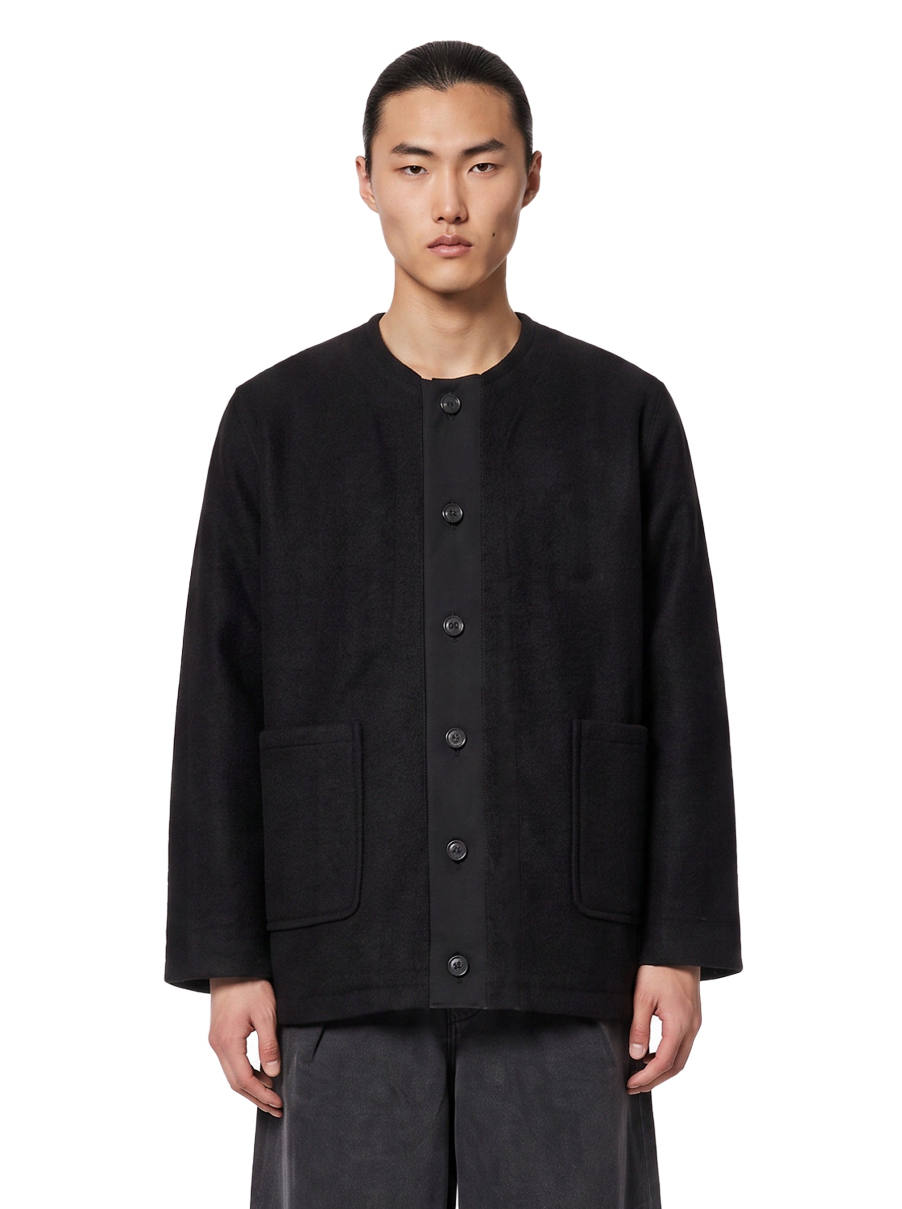 Cardigan con bottoni Liner in nero 