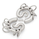 Orecchini Serpent a cerchio color argento 