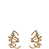 Ear cuff scultorei color oro 
