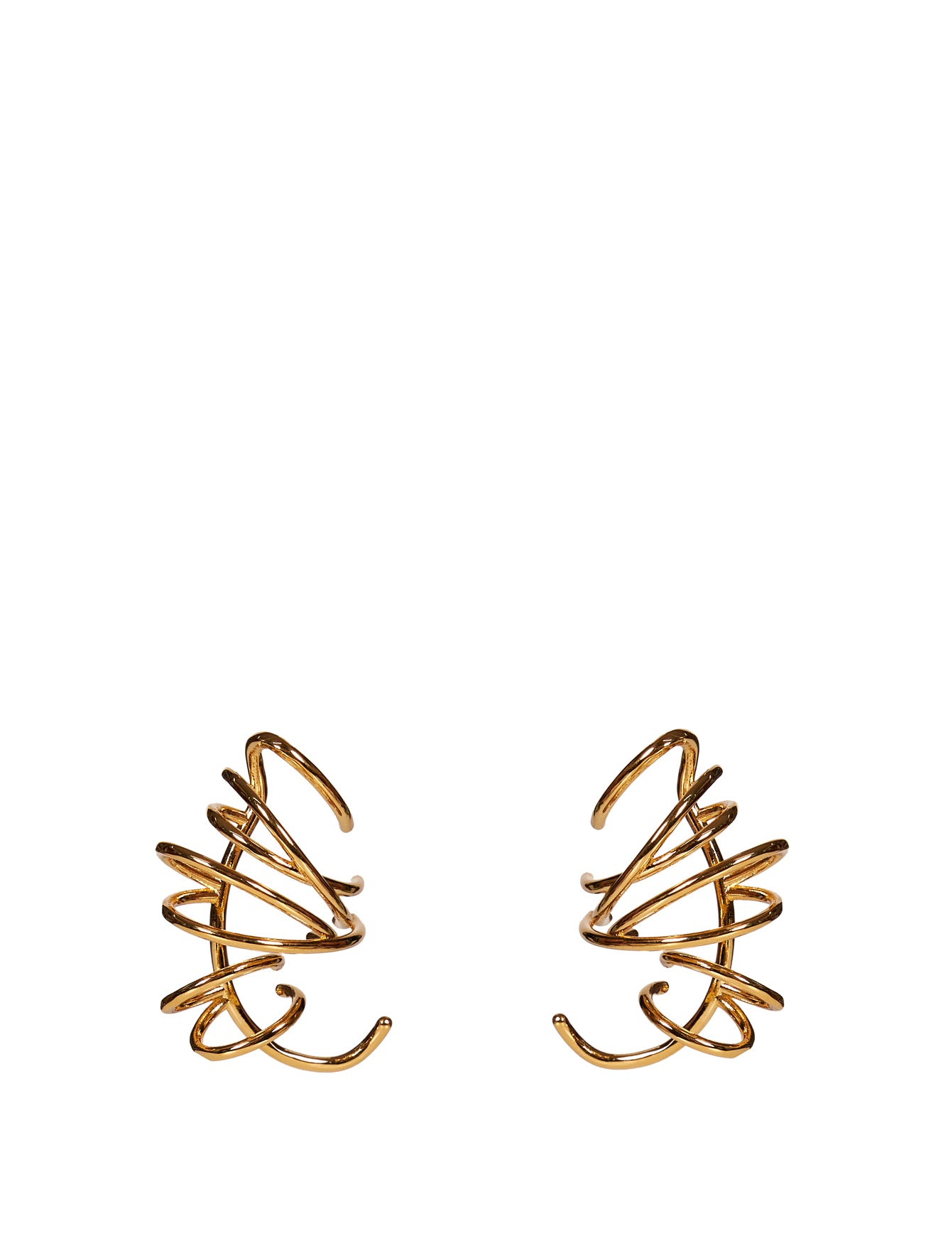 Ear cuff scultorei color oro 