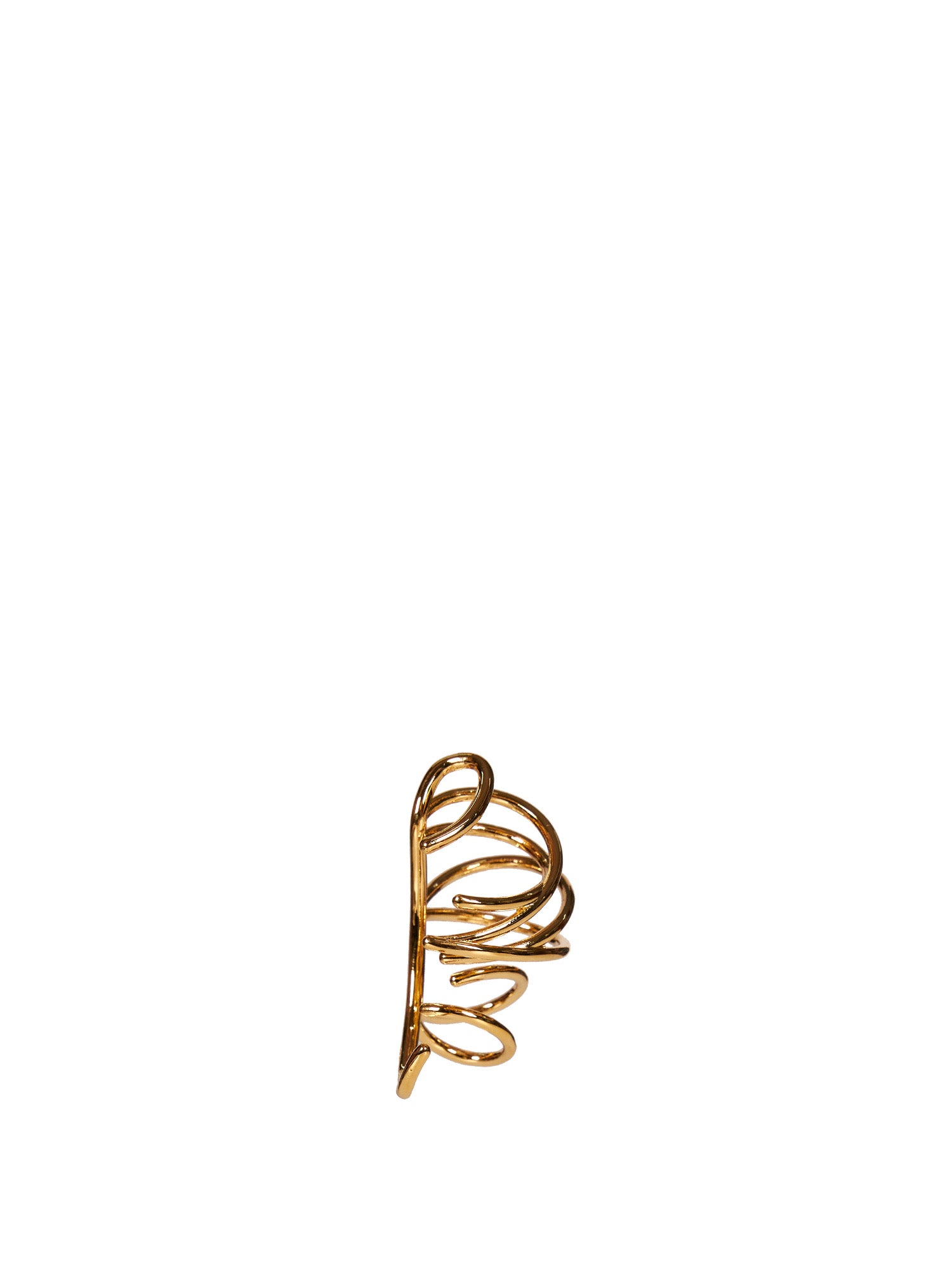 Ear cuff scultorei color oro 