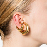 Ear cuff Circle color oro 
