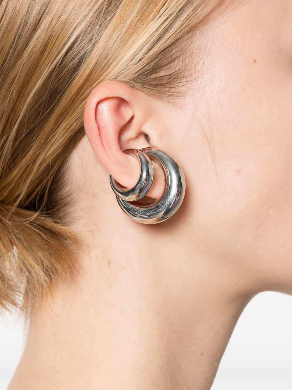 Ear cuff Circle color argento 