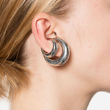 Ear cuff Circle color argento 