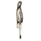 Orecchini boa medium color argento 