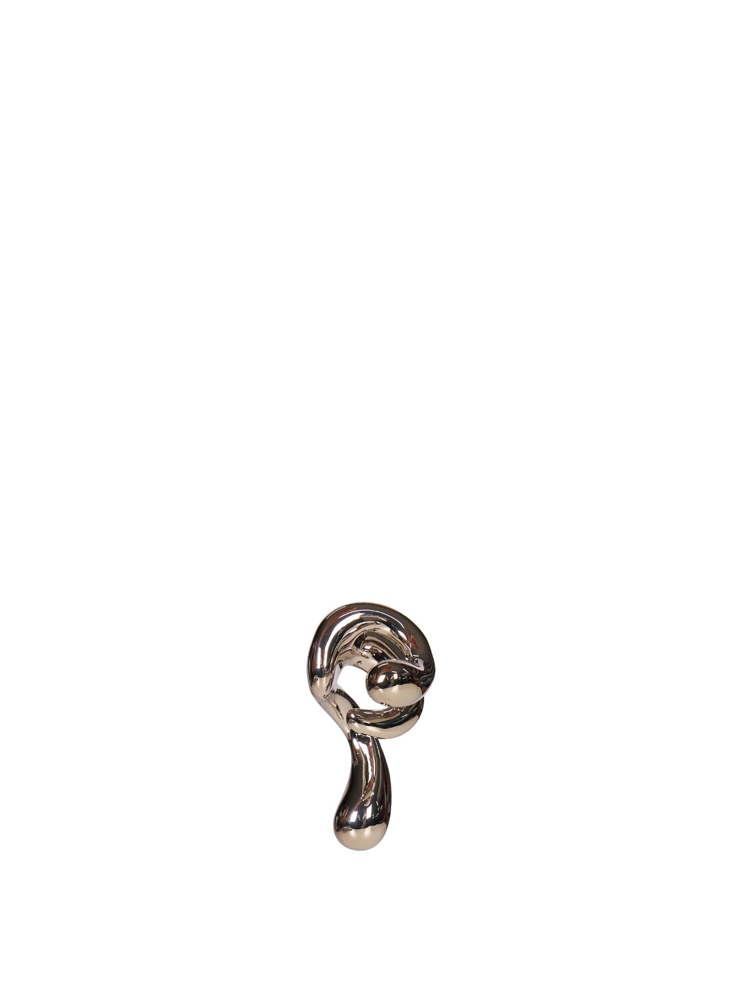 Ear cuff blow up color argento 