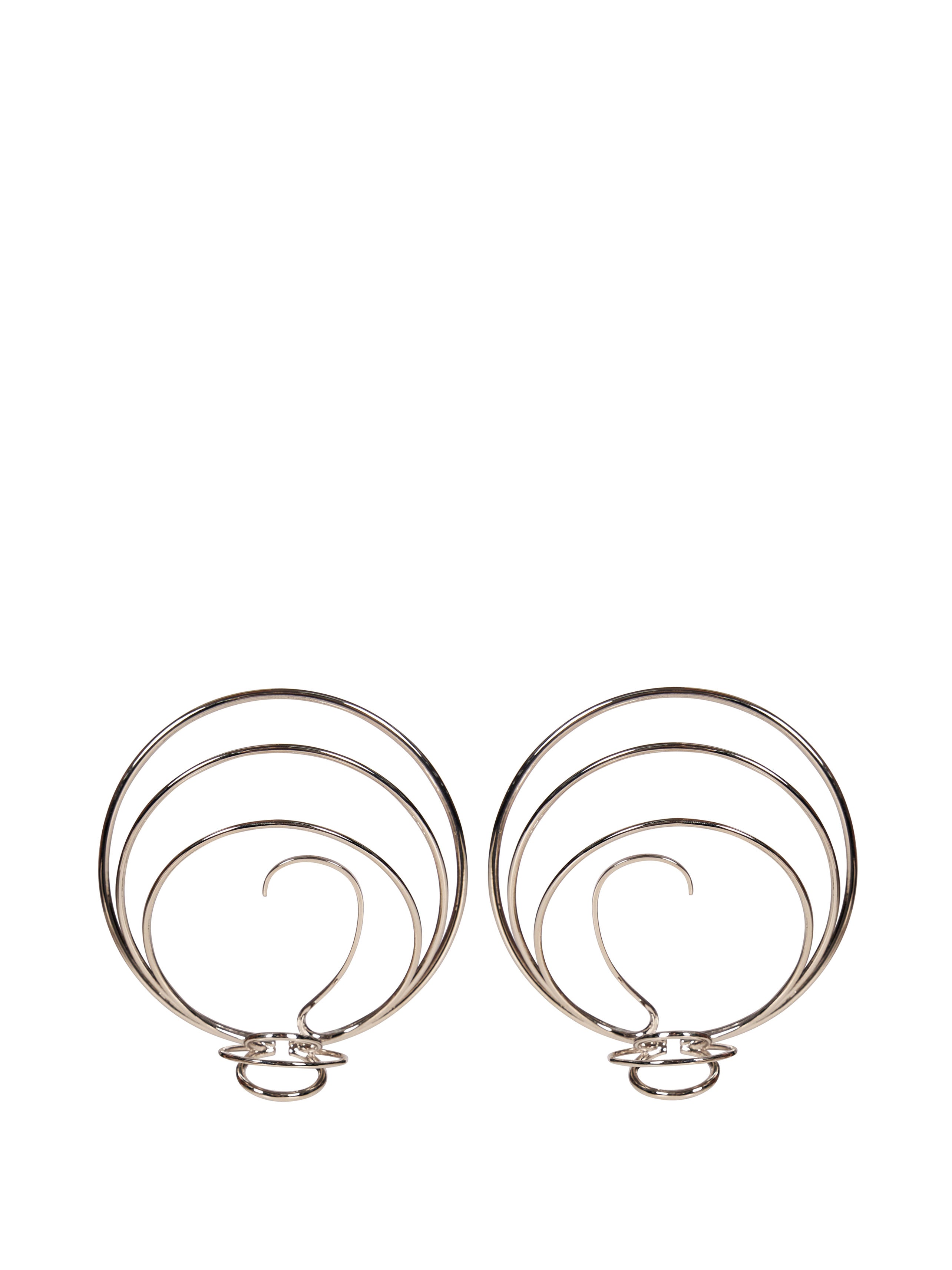 Ear cuff scultorei Orbit color argento 