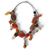 Collana Ascolto con pietre multicolore 