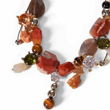 Collana Ascolto con pietre multicolore 