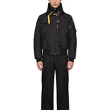 Bomber Gobi con cappuccio in nero 