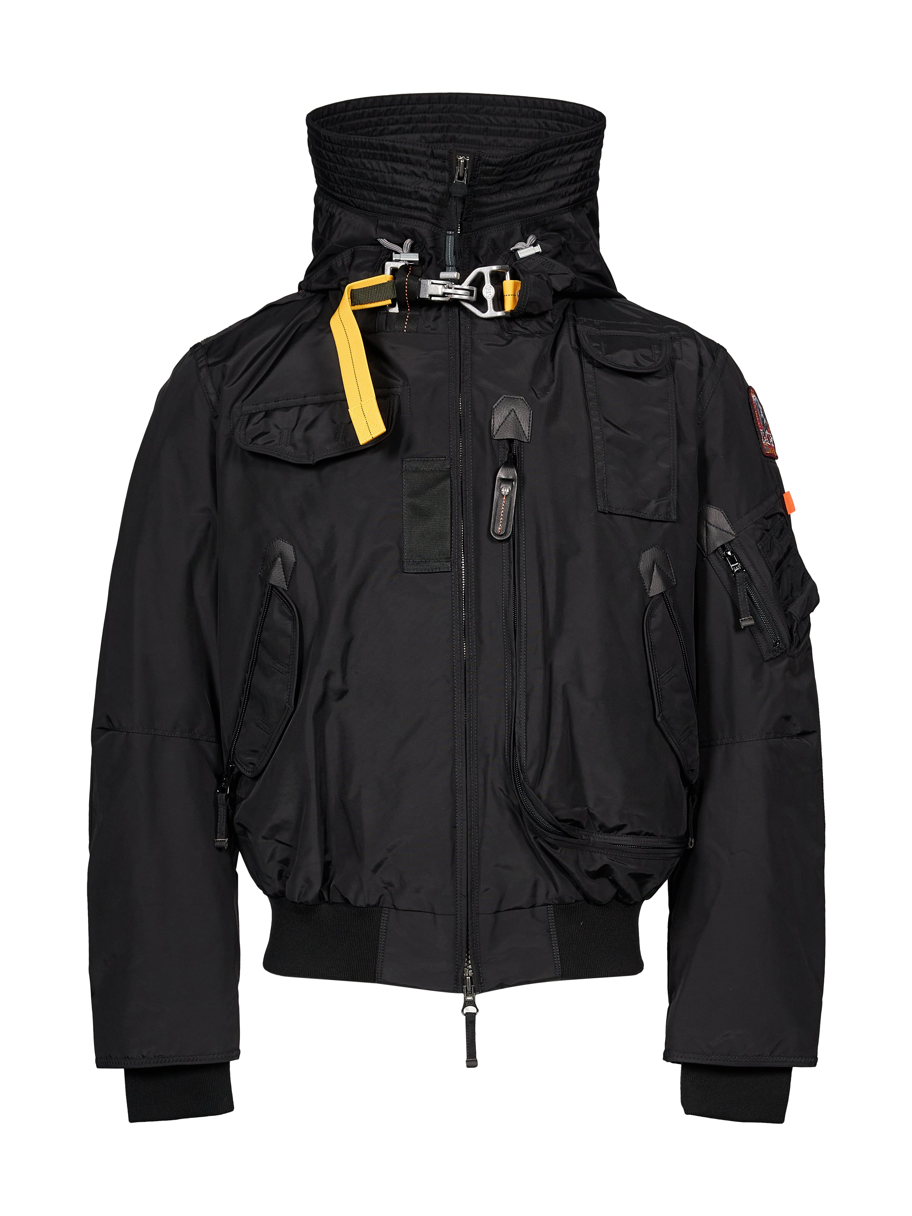 Bomber Gobi con cappuccio in nero 