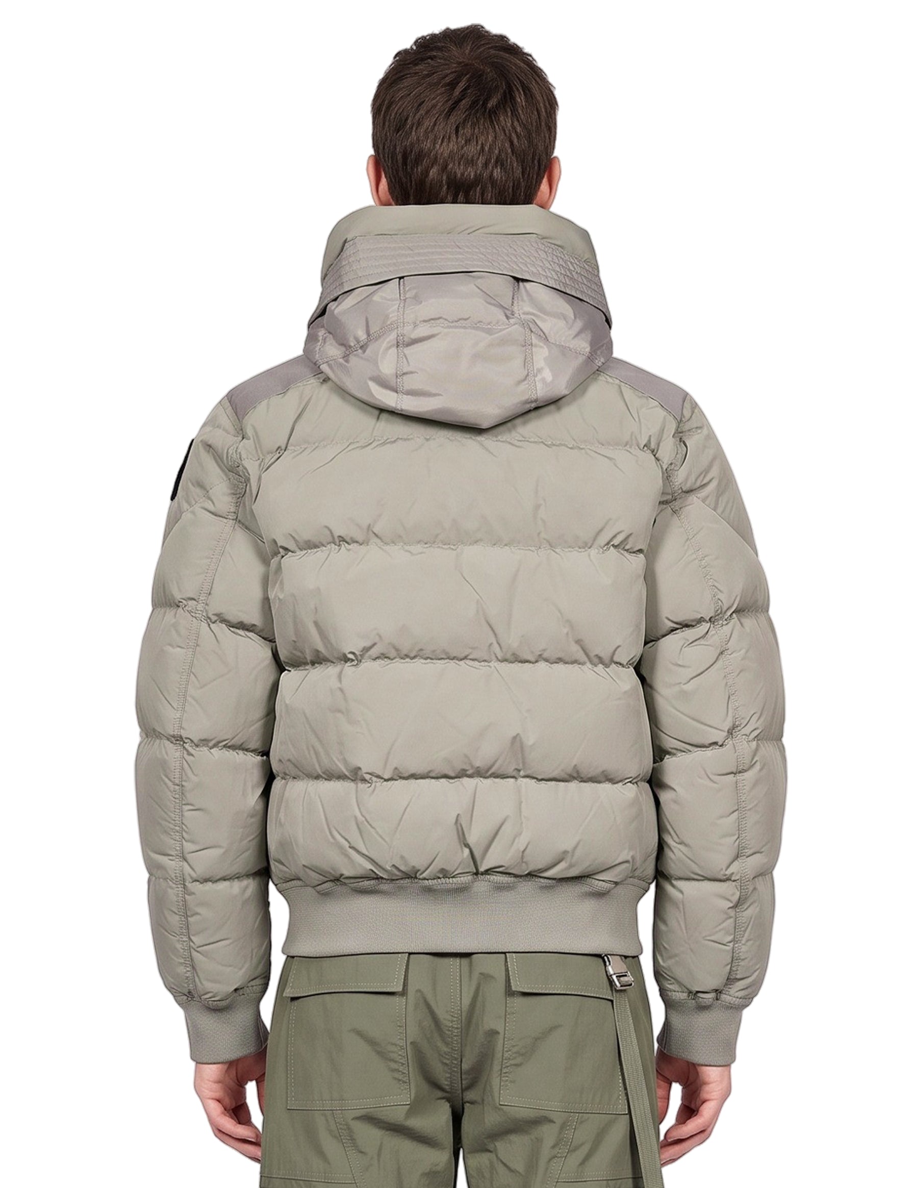Bomber Wilmont con cappuccio in grigio 